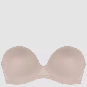 SIMONE PERELE VELIA NUDE STRAPLESS BRA 118302 728 32E NWT